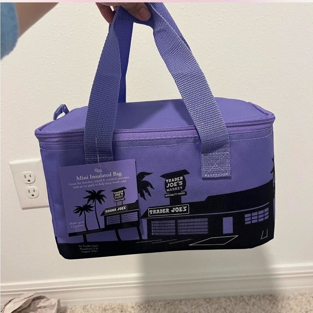 Trader Joe's Purple Mini Insulated Bag